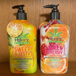 Hempz Limited Edition Body Lotion 17oz SET of 2